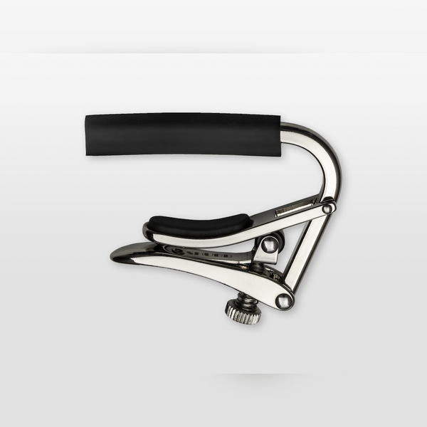 Shubb Capo Standard - C1 For Steel String Guitars - 50th Anniversary Chrome Finish