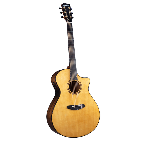 Breedlove - Organic Performer Pro Dreadnought Concerto CE Acoustic-Electric Guitar w/Case - Aged Toner & Suede Burst Back Finish