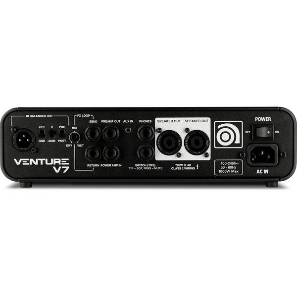 Ampeg Venture V7 - 700-Watt Compact Bass Head