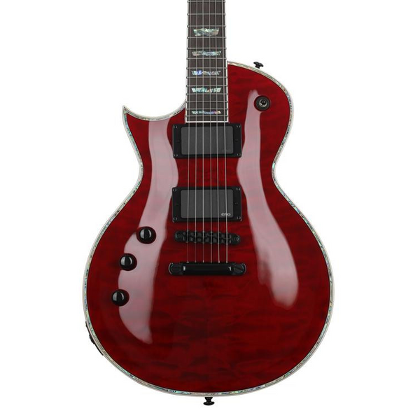 ESP LTD EC-1000 - Left-Handed Electric Guitar - See Through Black Cherry Gloss Finish - DISCOUNTED!