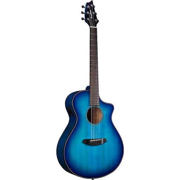 Breedlove - Discovery S Concert DN CE HB - Acoustic-Electric Guitar - Denim Burst Blue Gloss Finish