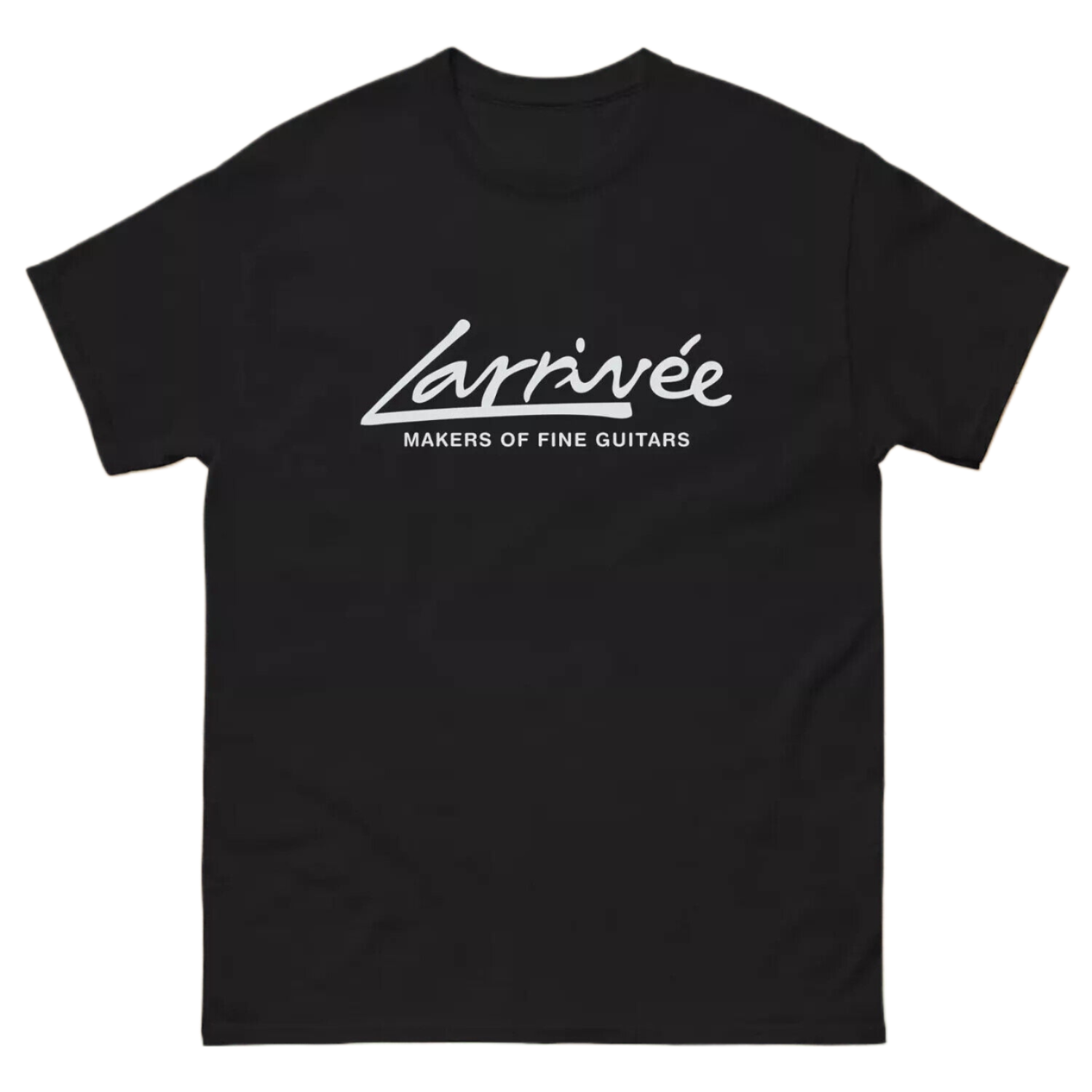 Larrivee Guitars T-Shirt (Black w/"Larrivee Makers Of Fine Guitars") 2XL