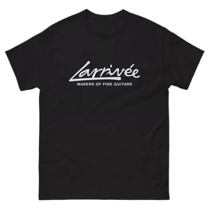Larrivee Guitars T-Shirt (Black w/"Larrivee Makers Of Fine Guitars") 2XL