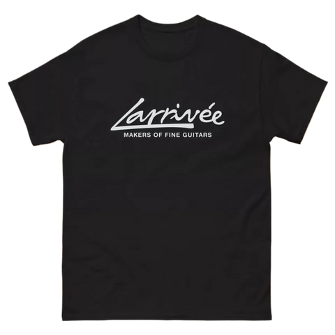 Larrivee Guitars T-Shirt (Black w/"Larrivee Makers Of Fine Guitars") 2XL