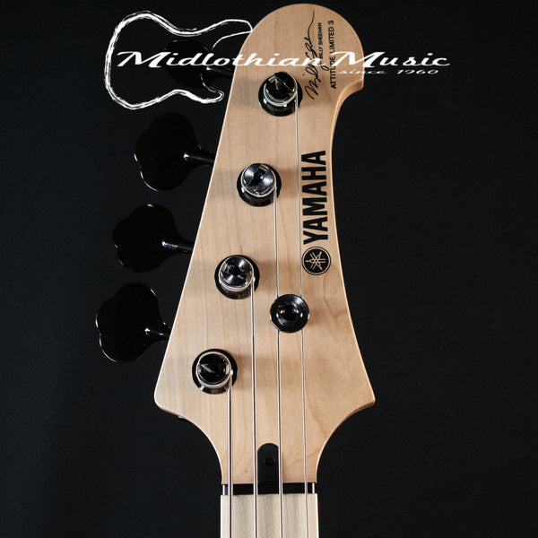 Yamaha Billy Sheehan Attitude Limited 3 - 4-String Bass Guitar - Black Gloss Finish w/Case (DISCOUNTED!)