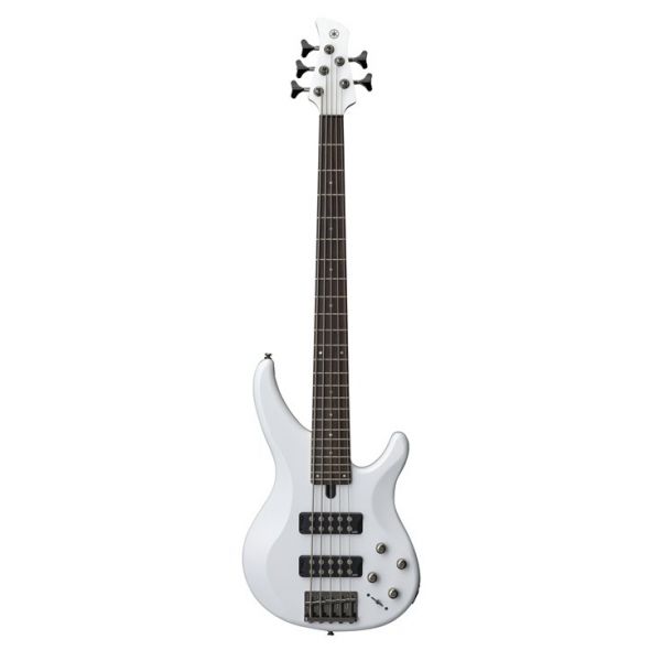 Yamaha TRBX305 Bass Guitar 5-String Bass - White Gloss Finish
