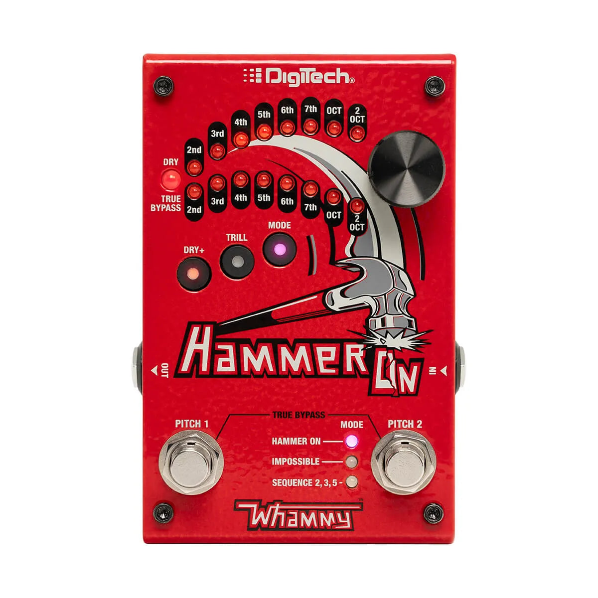 DigiTech HammerOn - Instantaneous Pitch-Shifter Guitar Effects Pedal