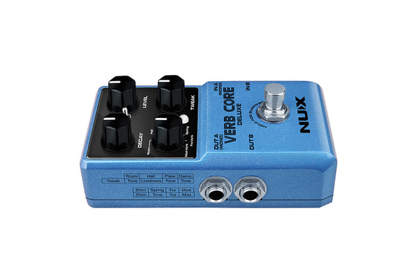 NUX Verb Core Deluxe w/8 Different Reverbs & Freeze - Effect Pedal