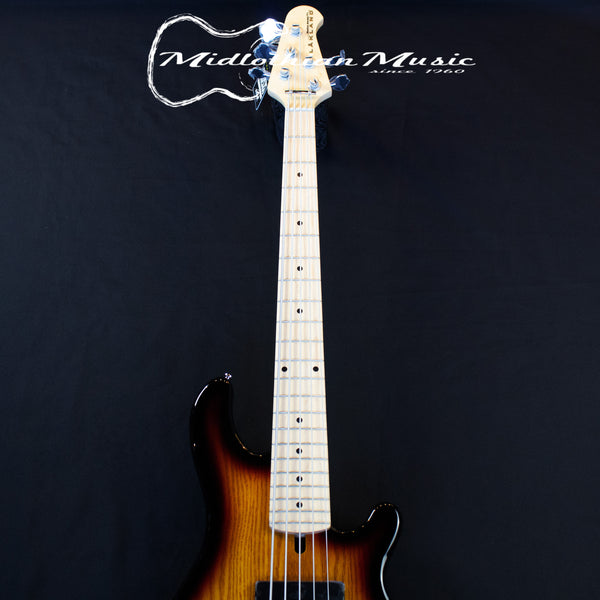 Lakland Skyline 55-01M (WITH FREE HARDSHELL CASE) - 5-String Bass Guitar - 3-Tone Sunburst Gloss Finish (220410437)
