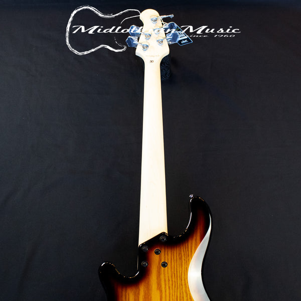 Lakland Skyline 55-01M (WITH FREE HARDSHELL CASE) - 5-String Bass Guitar - 3-Tone Sunburst Gloss Finish (220410437)