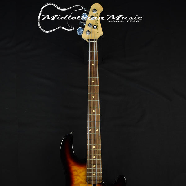 Lakland Skyline 44-02 Deluxe Bass Guitar - 3-Tone Sunburst Finish (121108669) w/FREE GATOR GIG BAG