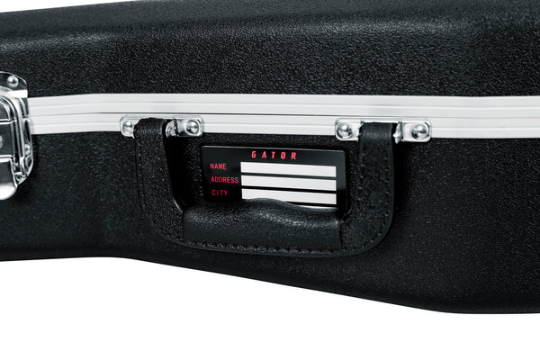 Gator Deluxe ABS Molded Case - Acoustic Dreadnought Guitar - Black Finish (GC-DREAD)