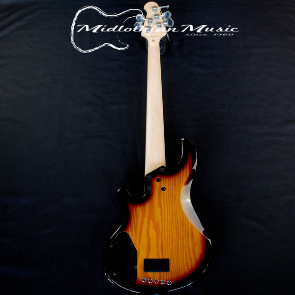 Lakland Skyline 55-01M (WITH FREE HARDSHELL CASE) - 5-String Bass Guitar - 3-Tone Sunburst Gloss Finish (220410437)