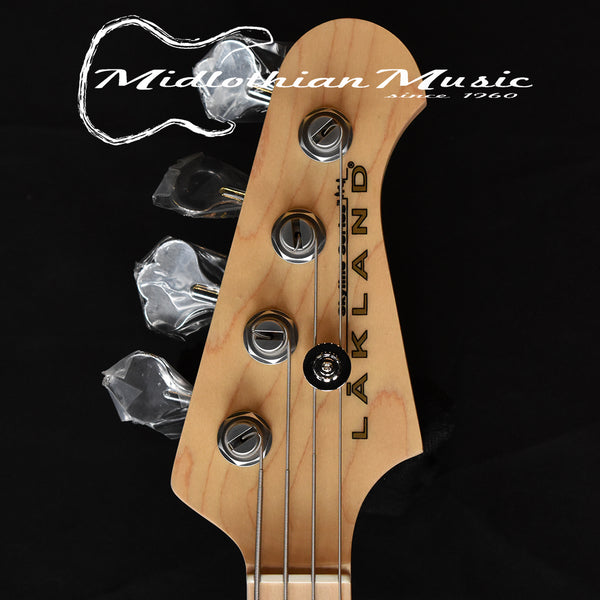 Lakland Skyline 44-02 (WITH FREE HARDSHELL CASE) - 4-String Deluxe Bass Guitar - Cherry Burst Gloss Finish (210619389) @9lbs