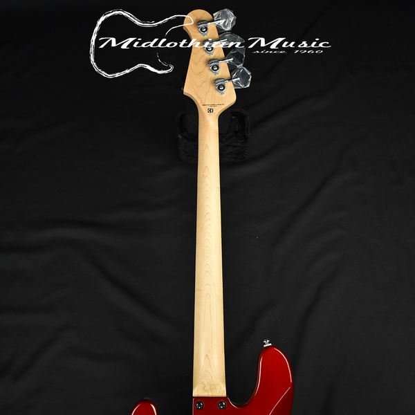 Lakland 44-64 Skyline Custom PJ (WITH FREE HARDSHELL CASE) - 4-String Bass - Candy Apple Red Finish (210813708)