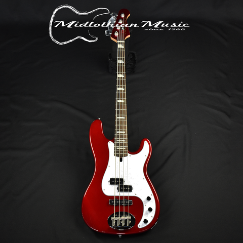 Lakland 44-64 Skyline Custom PJ (WITH FREE HARDSHELL CASE) - 4-String Bass - Candy Apple Red Finish (210813708)