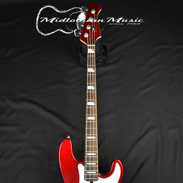 Lakland 44-64 Skyline Custom PJ (WITH FREE HARDSHELL CASE) - 4-String Bass - Candy Apple Red Finish (210813708)