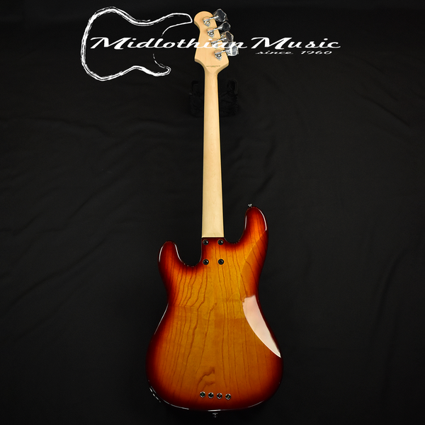 Lakland Skyline 44-64 Deluxe PJ Bass Guitar (WITH FREE HARDSHELL CASE) - Honeyburst Finish (220612165) @10.2lbs