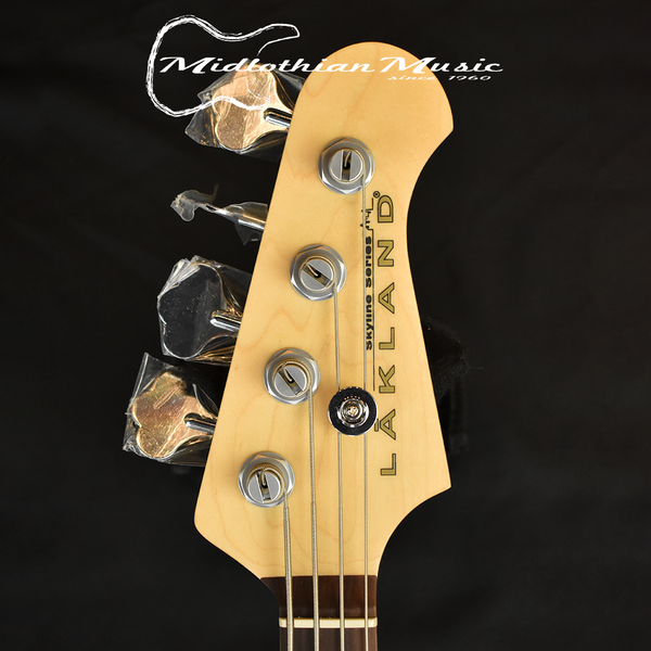 Lakland Skyline 44-64 Deluxe PJ Bass Guitar (WITH FREE HARDSHELL CASE) - Honeyburst Finish (220612165) @10.2lbs