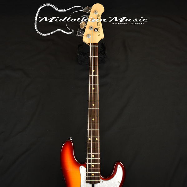 Lakland Skyline 44-64 Deluxe PJ Bass Guitar (WITH FREE HARDSHELL CASE) - Honeyburst Finish (220612165) @10.2lbs