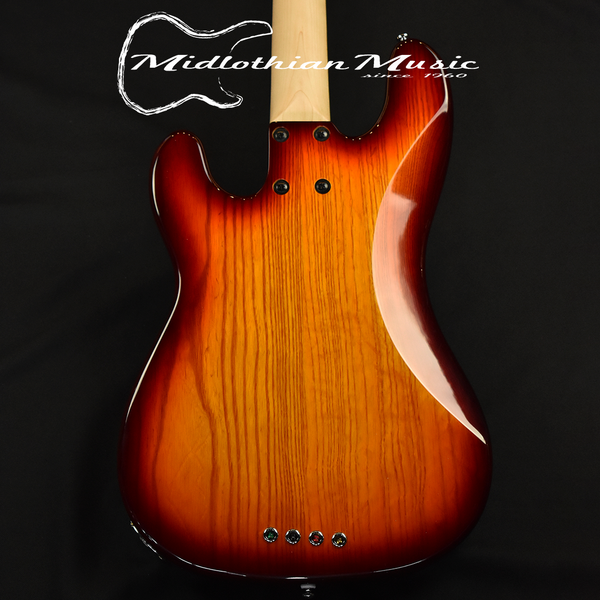 Lakland Skyline 44-64 Deluxe PJ Bass Guitar (WITH FREE HARDSHELL CASE) - Honeyburst Finish (220718048) @10.2lbs