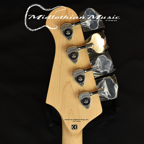 Lakland Skyline 44-64 Deluxe PJ Bass Guitar (WITH FREE HARDSHELL CASE) - Honeyburst Finish (220718048) @10.2lbs