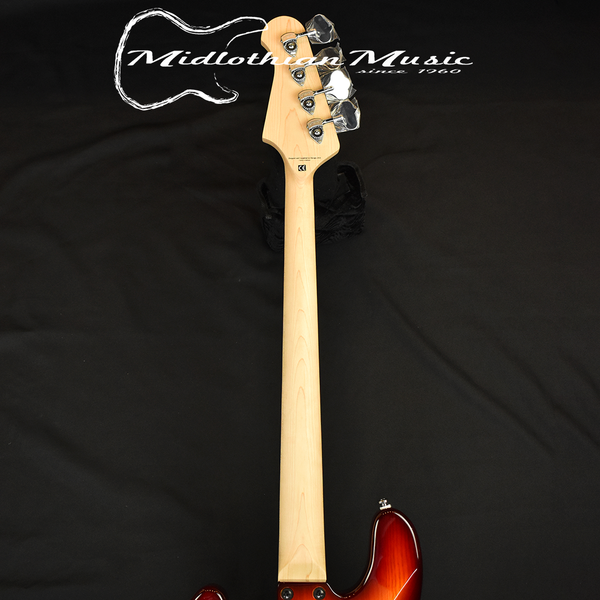 Lakland Skyline 44-64 Deluxe PJ Bass Guitar (WITH FREE HARDSHELL CASE) - Honeyburst Finish (220718048) @10.2lbs