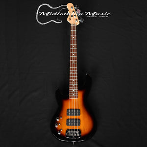 G&L Tribute L2000 - Left-Handed Electric Bass - 3-Tone Sunburst Finish (200604774)
