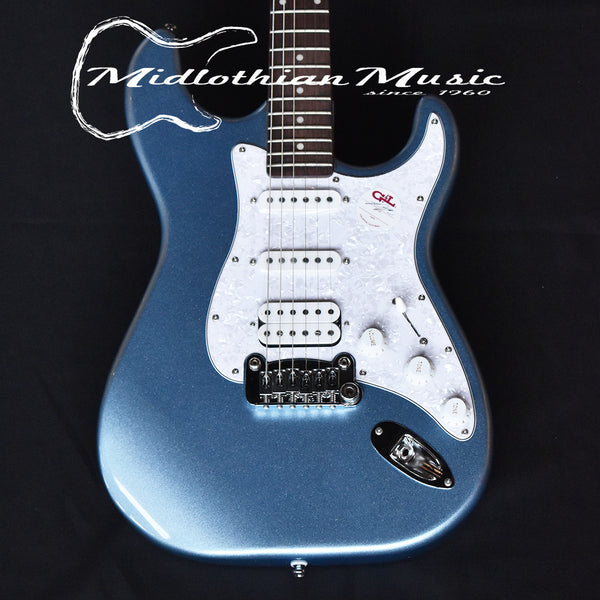 G&L Tribute Legacy HSS Electric Guitar - Lake Placid Blue Finish