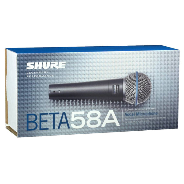 Shure BETA 58A - Supercardioid Dynamic Vocal Microphone