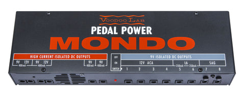 Voodoo Lab - Pedal Power Mondo - Pedal Power Supply - 12 Isolated Outputs